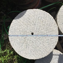 화강석 원형 빗살무늬 디딤돌(2번) D400, D500 - 조경 정원용 디딤석
